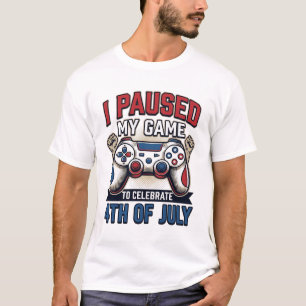 Camiseta vectorial vintage del 4 de julio para jug