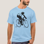 Camiseta Vectorizada para ciclismo<br><div class="desc">Racer en bicicleta</div>
