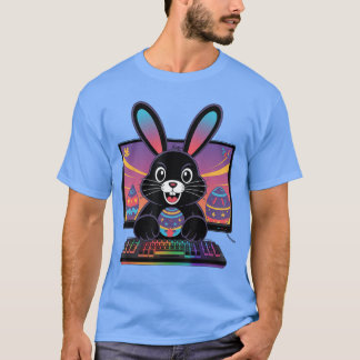 Camiseta Vedo Gamer Día de Pascua Bunny divertido para juga