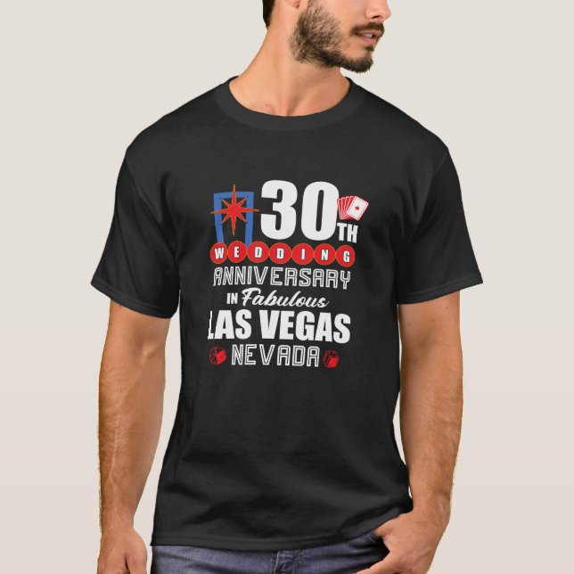Camiseta Veg: 30 años del aniversario Boda La pareja de Las (Anverso)