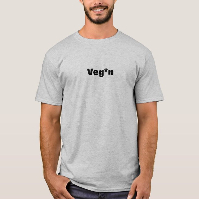 Camiseta Veg*n (Anverso)