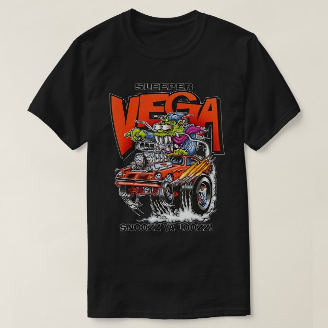 Camiseta Vega chevys funky T-Shirt (Diseño del anverso)