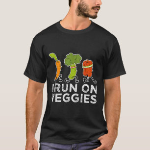 Camiseta Vegan A La Atleta Atleta Maratón Corro En Veggies 