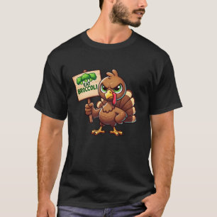Camiseta Vegan Acción de Gracias Comer Broccoli Turquía Veg