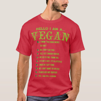 Camiseta Vegan Activism Funny Pro Vegan Checklist