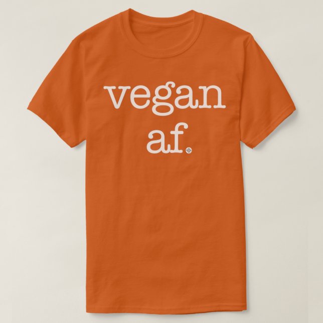 Camiseta Vegan af (Diseño del anverso)