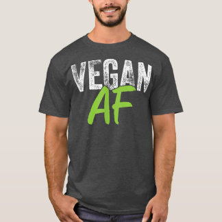 Camiseta Vegan AF Funny Vegetarian Planta de Alimentos