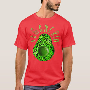 Camiseta Vegan Aguacate Art LEOPARD PATTERN