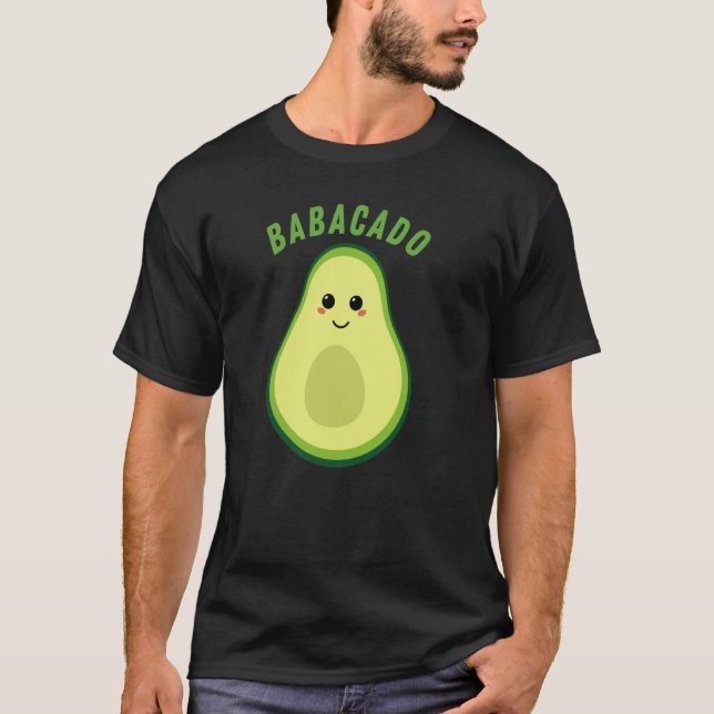 Camiseta Vegan Aguacate Baba Aguacate Papá Coincide Con Agu (Anverso)