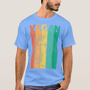 Camiseta Vegan Aguacate Funny Vegan Food Lover Retro Style 