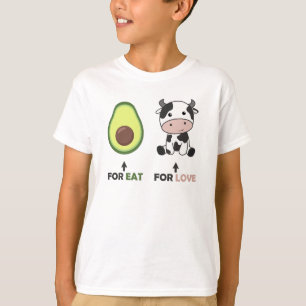 Camiseta Vegan Animal Lover Vegan Aguacate