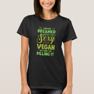 Camiseta Vegan Animal Welfare Dice Vegetariano