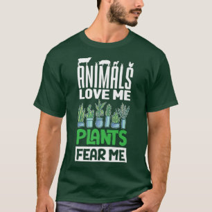 Camiseta Vegan Animales Me Aman Las Plantas Me Temen Vena D