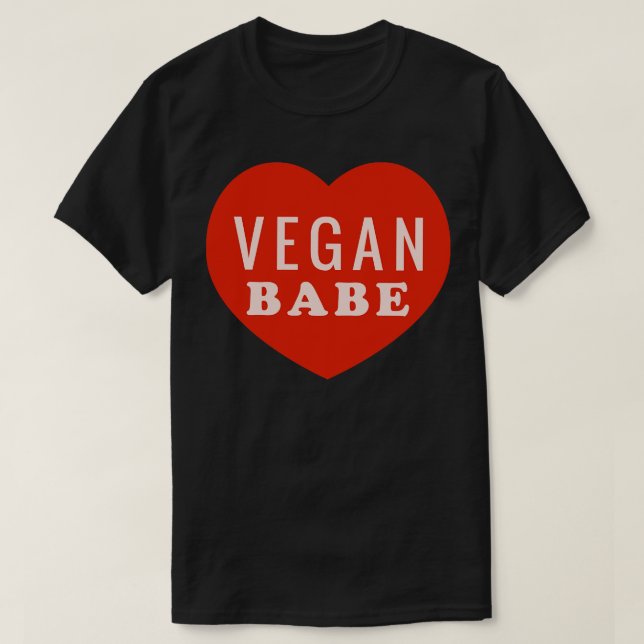 Camiseta Vegan Babe (Diseño del anverso)