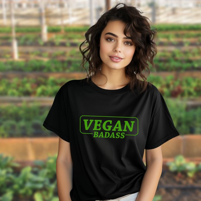 Camiseta Vegan Badass, activismo (Subido por el creador)