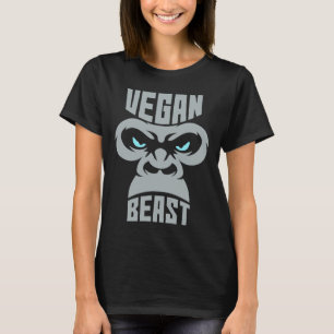 Camiseta Vegan Beast Workout Músculo Gorila Gimnasio Bodybu