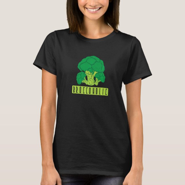 Camiseta Vegan Broccoholic (Anverso)