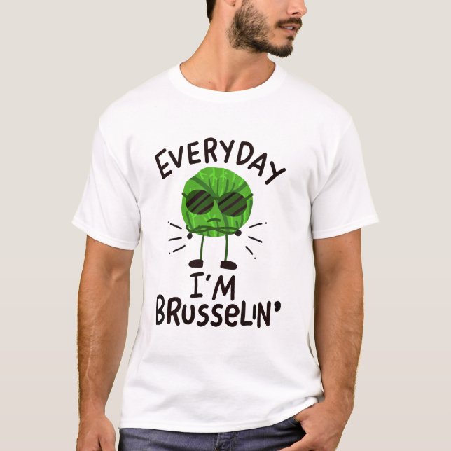 Camiseta Vegan Brussels Sprouts (Anverso)