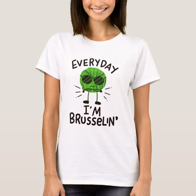 Camiseta Vegan Brussels Sprouts (Anverso)