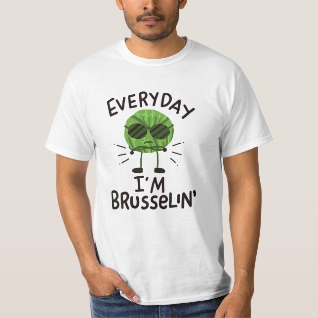 Camiseta Vegan Brussels Sprouts (Anverso)