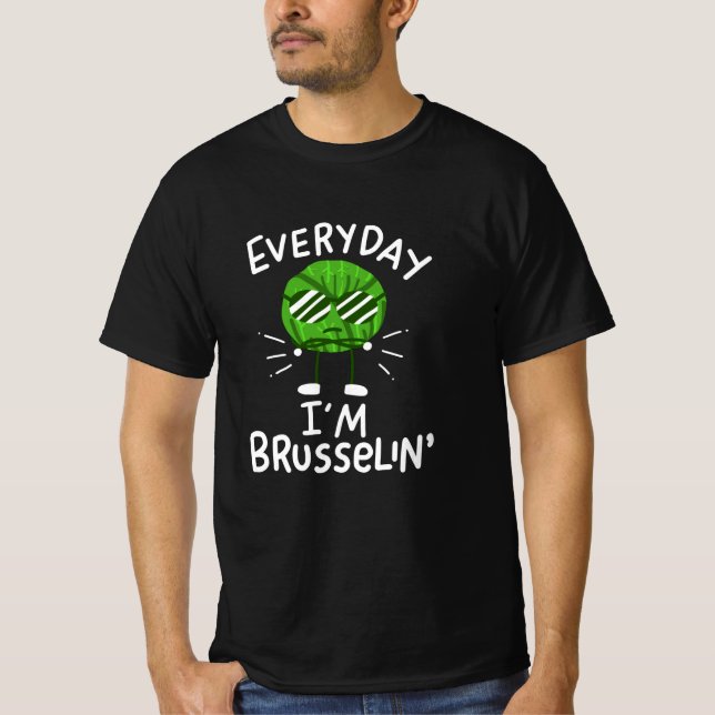 Camiseta Vegan Brussels Sprouts (Anverso)