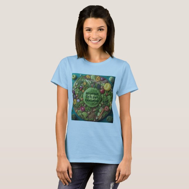 Camiseta Vegan Challenge (Anverso completo)