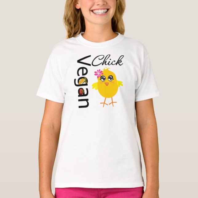 Camiseta Vegan Chick (Anverso)