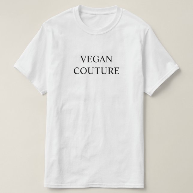 Camiseta Vegan Couture (Diseño del anverso)