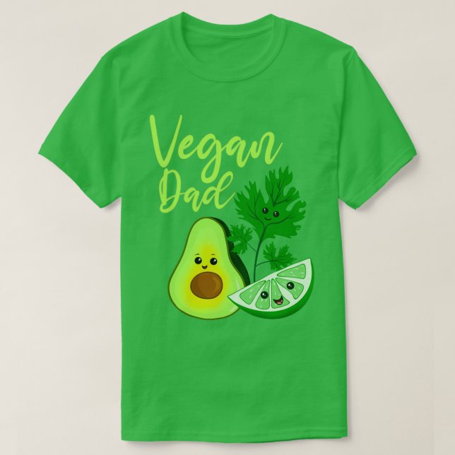 Camiseta Vegan Dad (Diseño del anverso)