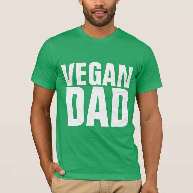 CAMISETA VEGAN DAD T-SHIRTS (Anverso)