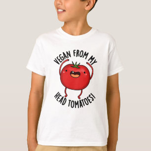 Camiseta Vegan De Mi Cabeza Tomates Funny Veggie Pun