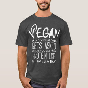 Camiseta Vegan Definition Guay Vegan Meme Funny Vegetarian