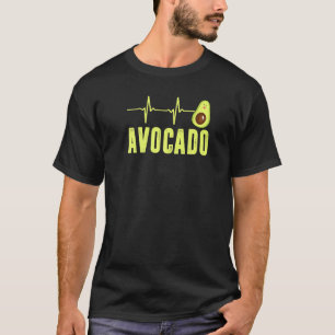 Camiseta Vegan Del Latido Del Aguacate Cuidadoso Para Hombr