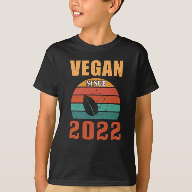 Camiseta Vegan Desde 2022 Gift Vegan (Anverso)