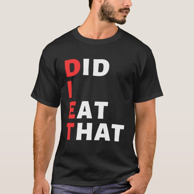 Camiseta Vegan Diet ¿Comí Eso? (Anverso)