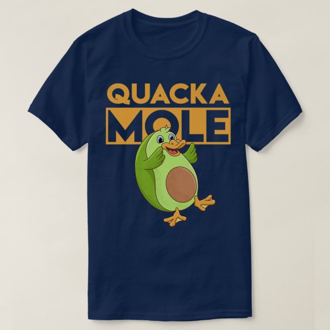 Camiseta Vegan Duck Quackamole (Diseño del anverso)