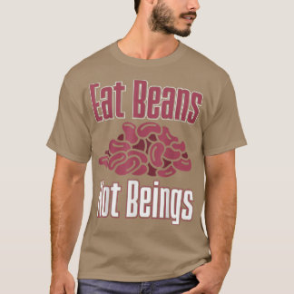 Camiseta Vegan Eat Beans No Bebidas Nutrición Vegetarianos