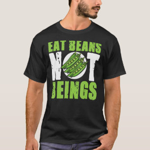 Camiseta Vegan Eat Beans No Bebidas Vegeta Alimentos A Base