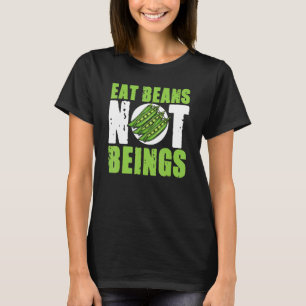 Camiseta Vegan Eat Beans No Bebidas Vegeta Alimentos A Base