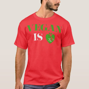 Camiseta Vegan es amor Corazón Vegetariano Veganism Veggie 