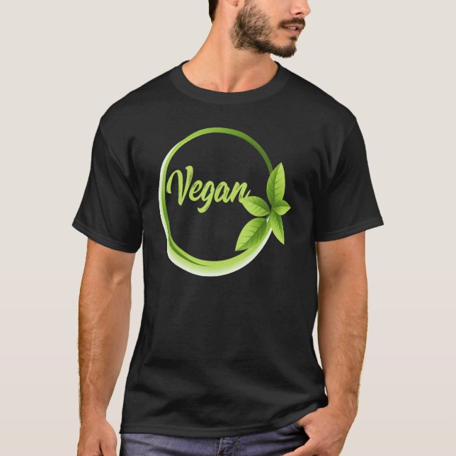 Camiseta VEGAN - Escribir Declaración Amar a los Verduras E (Anverso)