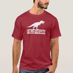 Camiseta Vegan fallida de T-Rex