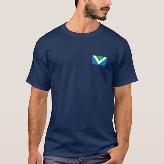 CAMISETA VEGAN FLAG VEGANISM V (Anverso)