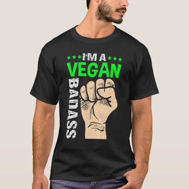 Camiseta Vegan Food Vegetarian Gym Workout Sport Vegan (Anverso)
