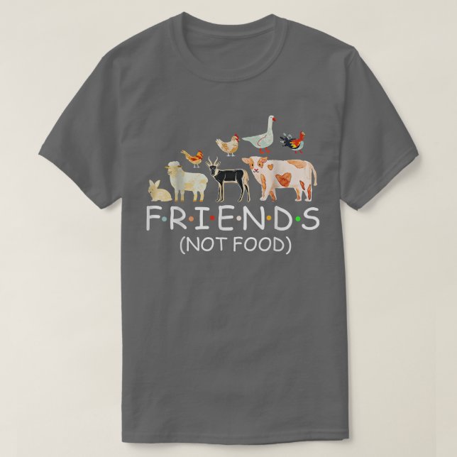 Camiseta Vegan Friends Not Food