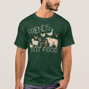 Camiseta Vegan Friends Not Food T-Shirt