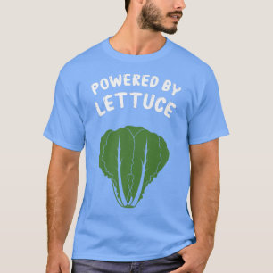 Camiseta Vegan Funny Salad  Powered by Lettuce  Vegetarian 