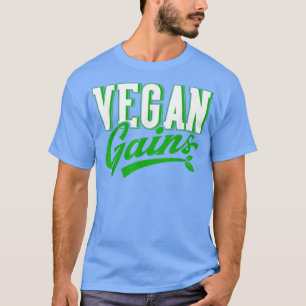 Camiseta Vegan Gains Vegetariana Vegan Food