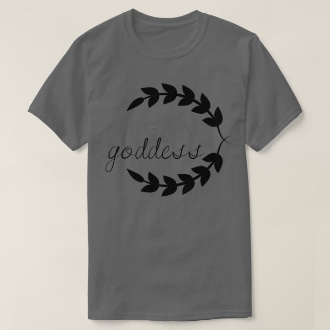 Camiseta Vegan Goddess (Diseño del anverso)