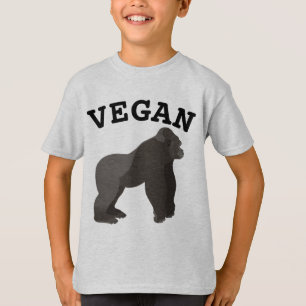 CAMISETA VEGAN GORILLA T-SHIRTS HOODIES BOYS SWEATSHIRTS